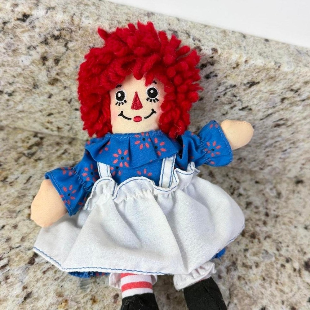 Raggedy Ann doll Mini Plush Vintage Style Decor
